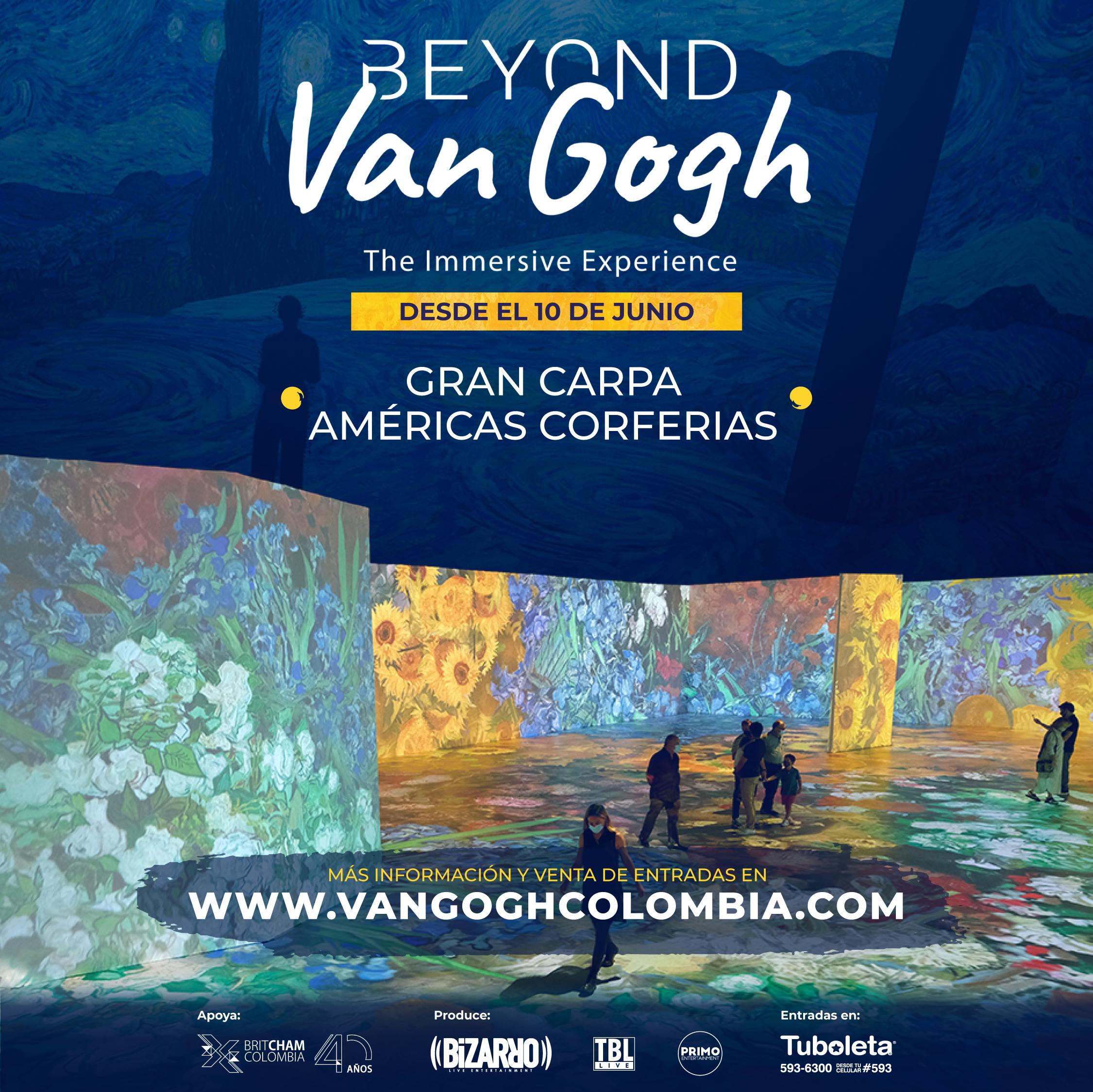 Beyond Van Gogh llega a Bogotá Radiónica